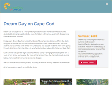 Tablet Screenshot of dreamdayoncapecod.org